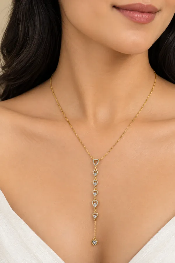 Gold_Stainless_Steel_Heart_Pendant_Necklace_For_Women