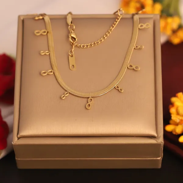 Gold_Stainless_Steel_Infinity_Charm_Necklace_For_Women