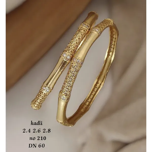 Gold_Stainless_Steel_Lattice_Designer_Kada_Bangle_For_Women