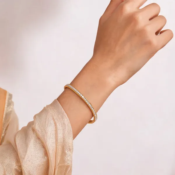 Gold_Stainless_Steel_Crystal_Studded_Bangle_For_Women