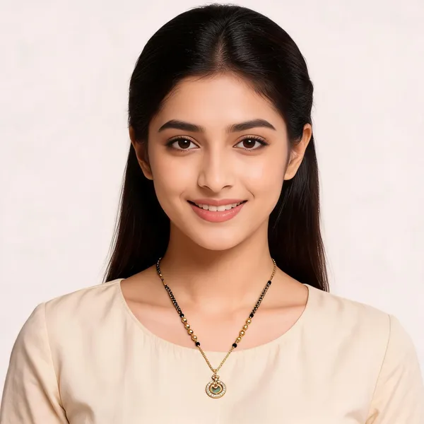 Gold_Black_Stainless_Steel_Bead_Mangalsutra_Necklace_For_Women