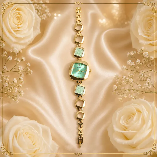 Gold_Stainless_Steel_Analog_Bracelet_Watch_For_Women