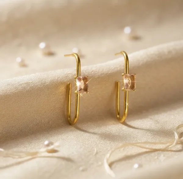 Gold_Stainless_Steel_Geometric_Hoop_Earrings_For_Women