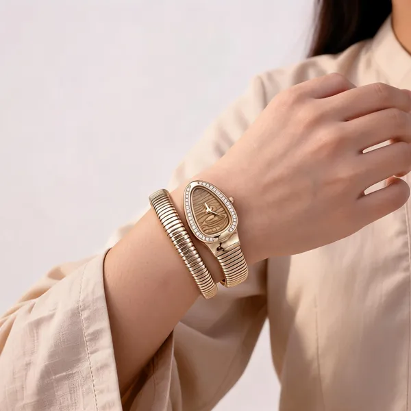 Gold_Stainless_Steel_Oval_Analog_Bracelet_Watch_For_Women