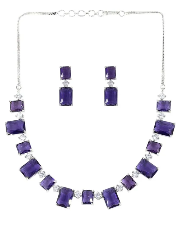 Purple_Alloy_Stone_Necklace_And_Earrings_Set_For_Women