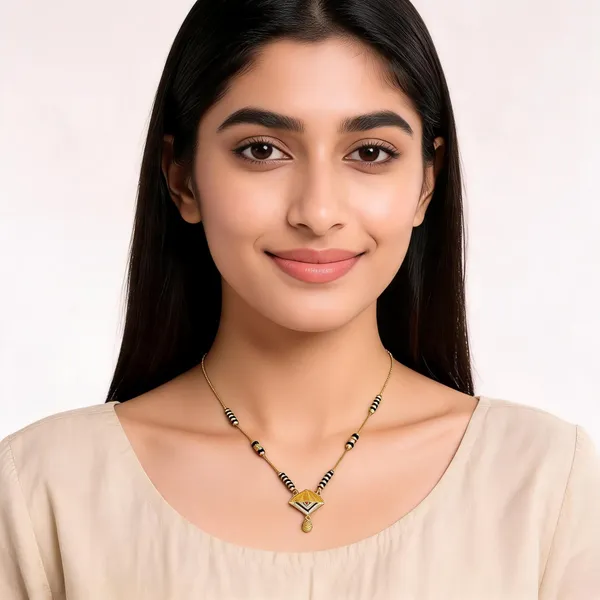 Gold_Stainless_Steel_Black_Beaded_Mangalsutra_Necklace_For_Women