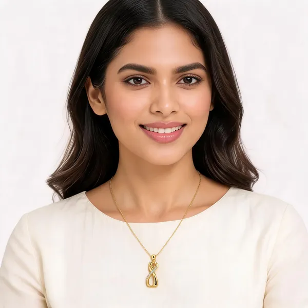 Gold_Tone_Infinity_Pendant_Necklace_For_Women