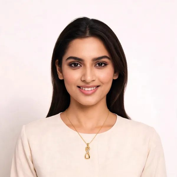 Gold_Tone_Infinity_Pendant_Necklace_For_Women