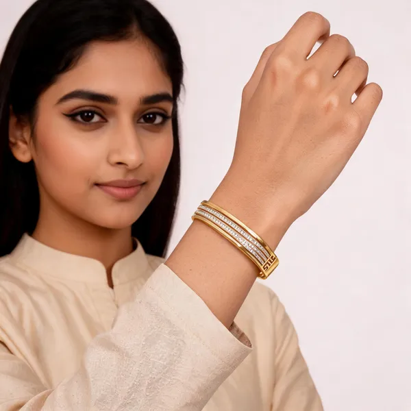 Gold_Stainless_Steel_Crystal_Studded_Cuff_Bangle_For_Women