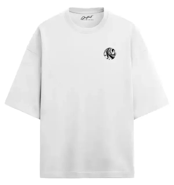 White_Cotton_Oversized_Sphere_Graphic_T-Shirt_For_Unisex