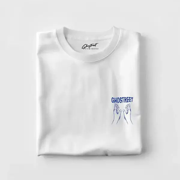 White_Cotton_Oversized_Blue_Ghost_Graphic_T-Shirt_For_Unisex