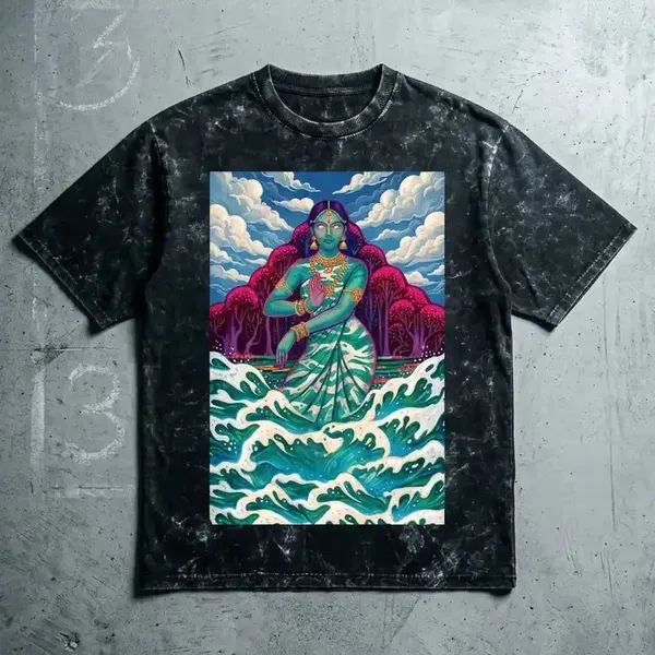 Black_Cotton_Oversized_Acid_Wash_Mother_Nature_T-Shirt_For_Unisex