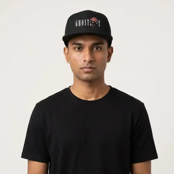Black_Cotton_Snapback_Streetwear_Cap_For_Unisex
