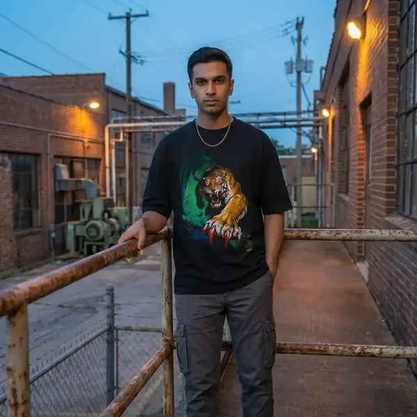 Black_Cotton_Oversized_Unseen_Tiger_Graphic_T-Shirt_For_Unisex