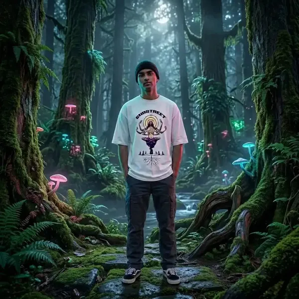 White_Cotton_Oversized_Mystic_Phantom_Graphic_T-Shirt_For_Unisex