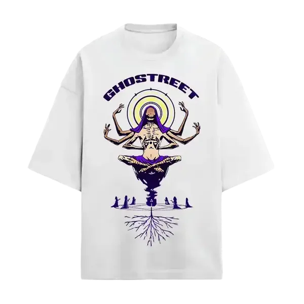 White_Cotton_Oversized_Mystic_Phantom_Graphic_T-Shirt_For_Unisex