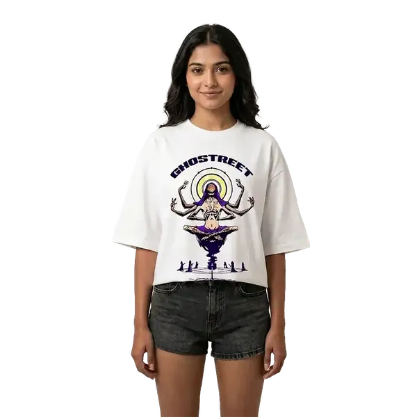White_Cotton_Oversized_Mystic_Phantom_Graphic_T-Shirt_For_Unisex