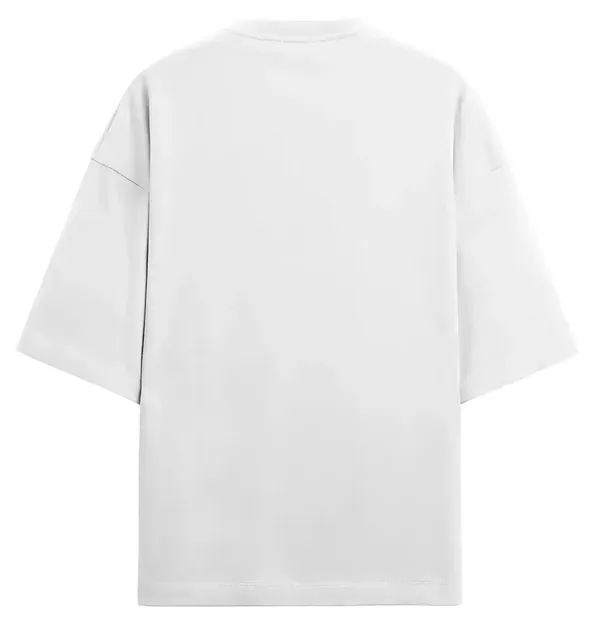 White_Cotton_Oversized_Y2K_Floral_Bubble_T-Shirt_For_Unisex