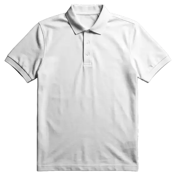 White_Cotton_Minimalist_Polo_T-Shirt_For_Unisex