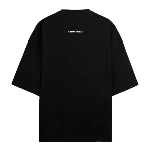 Black_Cotton_Oversized_Dripping_Skull_Graphic_T-Shirt_For_Unisex