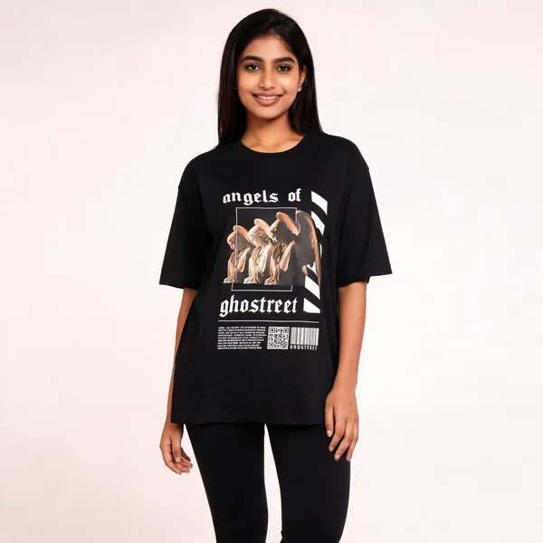 Black_Cotton_Oversized_Angel_Graphic_T-Shirt_For_Unisex