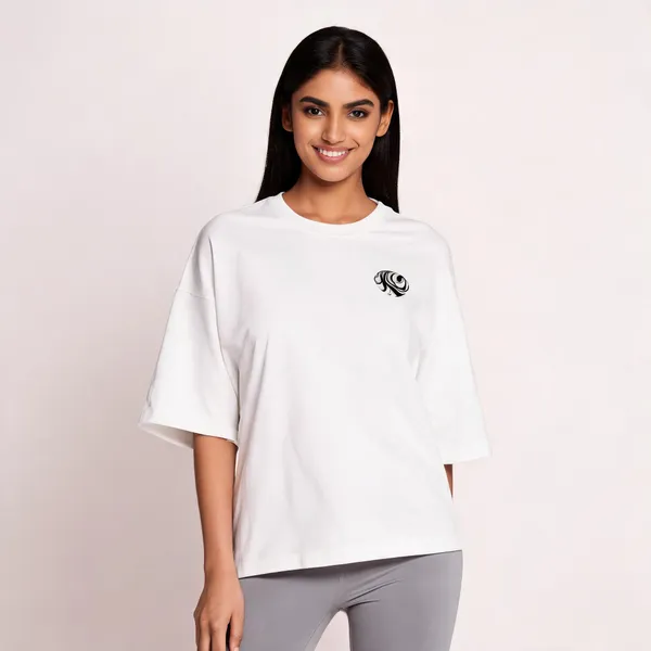 White_Cotton_Oversized_Sphere_Graphic_T-Shirt_For_Unisex