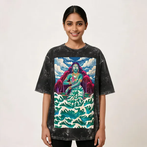 Black_Cotton_Oversized_Acid_Wash_Mother_Nature_T-Shirt_For_Unisex