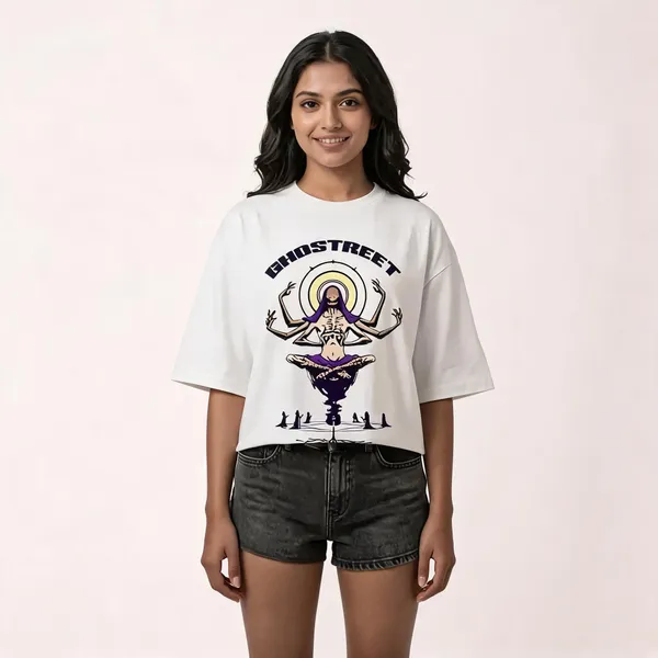 White_Cotton_Oversized_Mystic_Phantom_Graphic_T-Shirt_For_Unisex