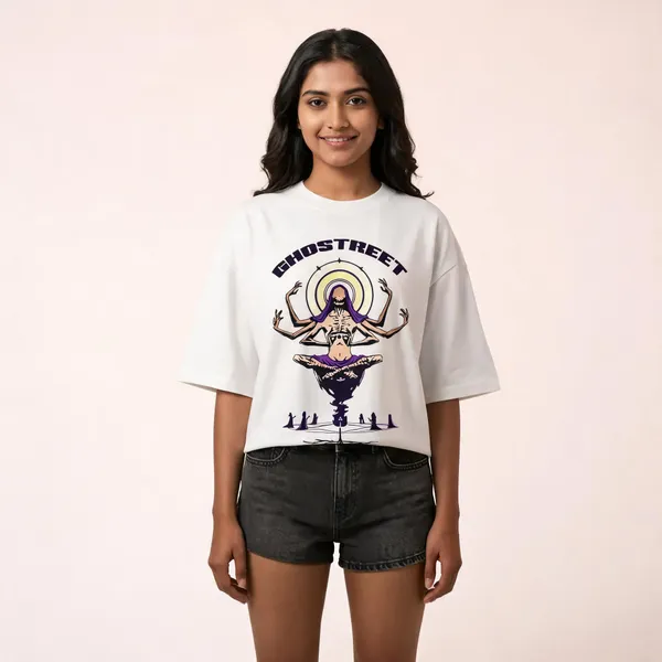 White_Cotton_Oversized_Mystic_Phantom_Graphic_T-Shirt_For_Unisex