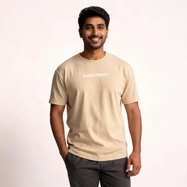 Beige_Supima_Cotton_Regular_Fit_T-Shirt_For_Men