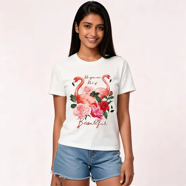 White_Cotton_Stretch_Fit_T-Shirt_For_Women