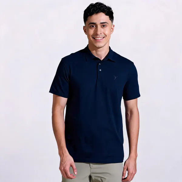 Navy_Polyester_Polo_T-Shirt_For_Men