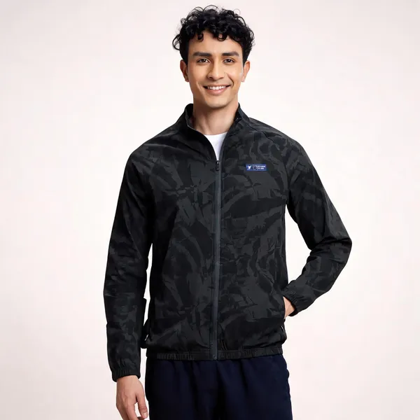 Black_Camouflage_Zip-Up_Sports_Jacket_For_Men