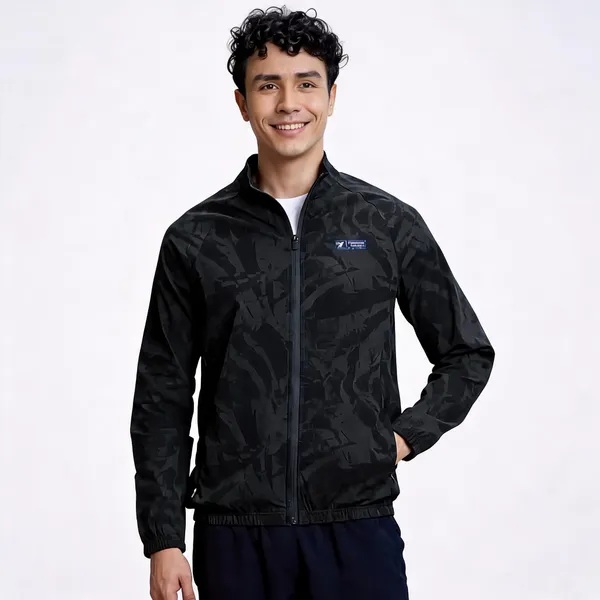 Black_Camouflage_Zip-Up_Sports_Jacket_For_Men