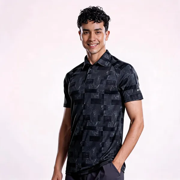 Black_Polyester_Performance_Polo_T-Shirt_For_Men