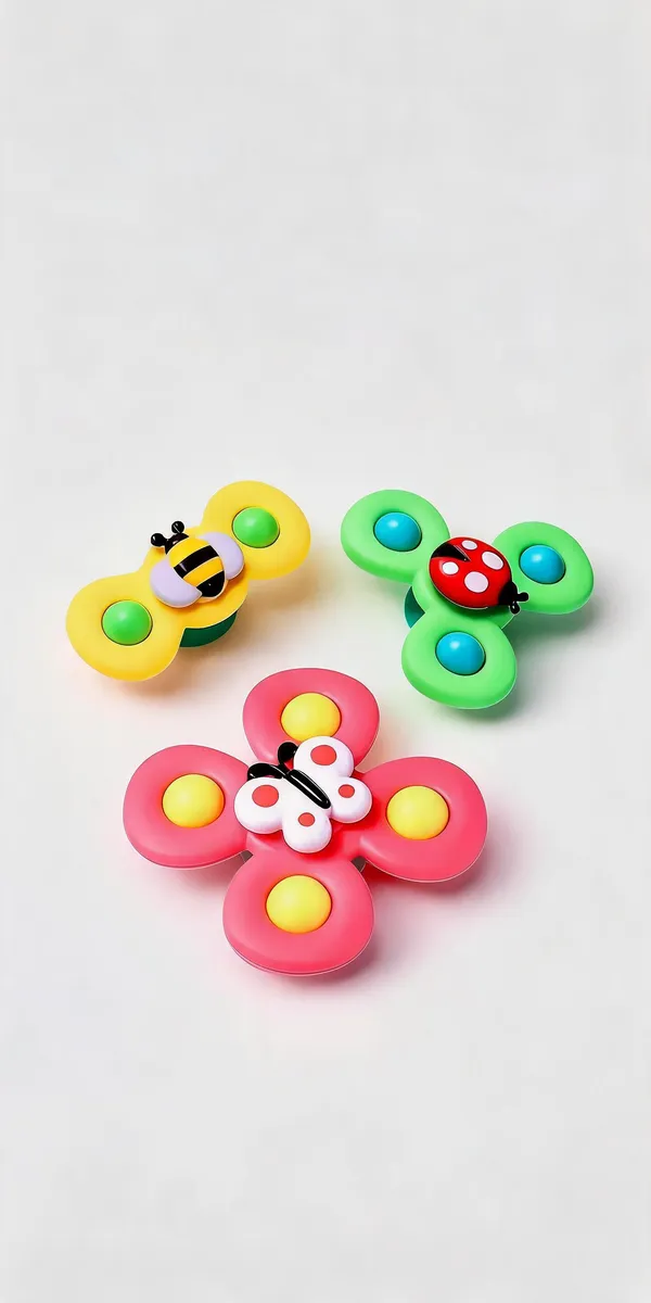 Multicolour_Flower_Shaped_Fidget_Spinner_Toy_Set_Of_3_-_Pack_of_3