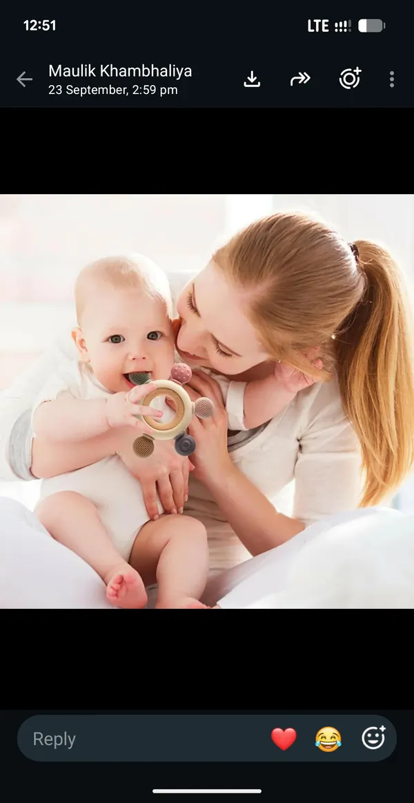 Multicolour_Silicone_Wooden_Baby_Teething_Rattle_For_Infants_-_Pack_of_2
