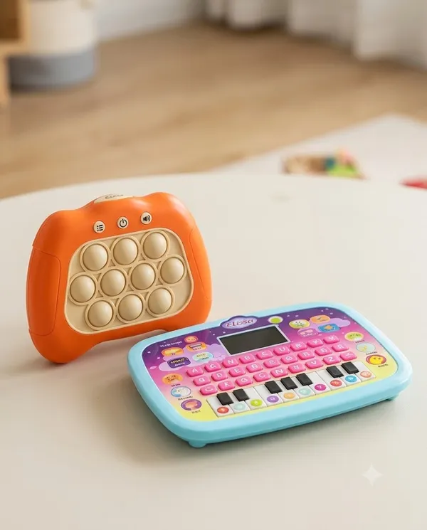 Multicolour_Plastic_Musical_Piano_Keyboard_And_Electronic_Bubble_Pop_Game_Toy_For_Kids_Combo_Set