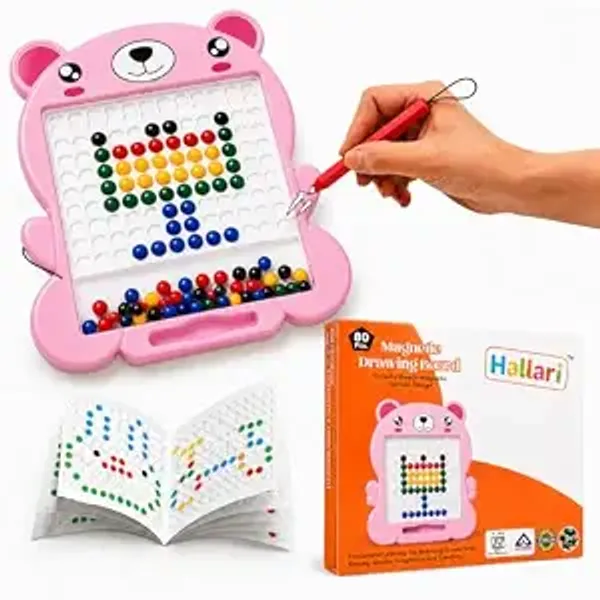 Pink_Plastic_Magnetic_Bead_Drawing_Activity_Board_For_Kids