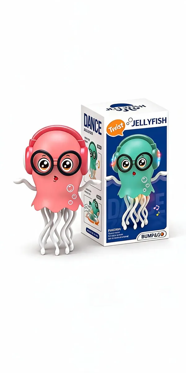 Pink_Plastic_Dancing_Jellyfish_Bump_And_Go_Electronic_Toy_For_Kids