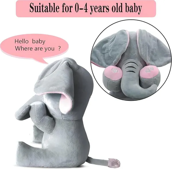 Grey_Polyester_Elephant_Stuffed_Soft_Toy_For_Kids