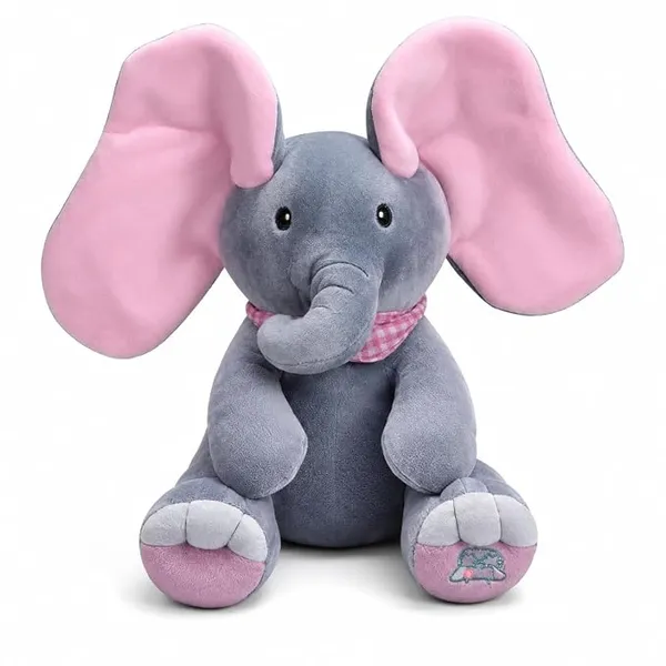 Grey_Polyester_Elephant_Stuffed_Soft_Toy_For_Kids