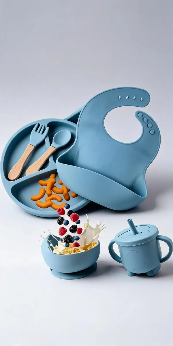 Blue_Silicone_Baby_Feeding_Set_For_Kids