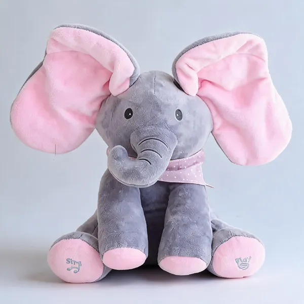 Grey_Polyester_Elephant_Stuffed_Soft_Toy_For_Kids