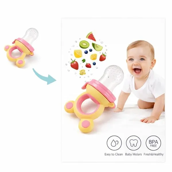Multicolour_Silicone_Bpa_Free_Baby_Fruit_Feeder_Pacifier_Pack_Of_2_-_Pack_of_3