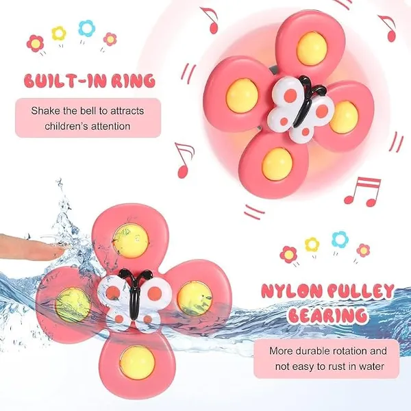 Multicolour_Flower_Shaped_Fidget_Spinner_Toy_Set_Of_3_-_Pack_of_3