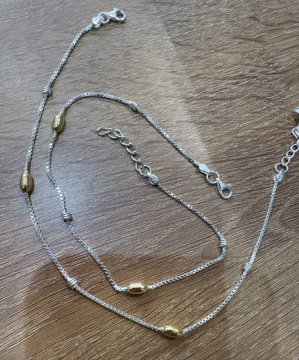 Silver_Tone_Beaded_Anklets_for_Women