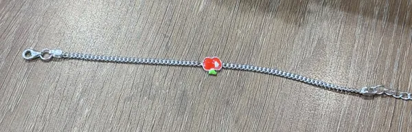 Silver-Tone_Red_Green_Charm_Bracelet_for_Women