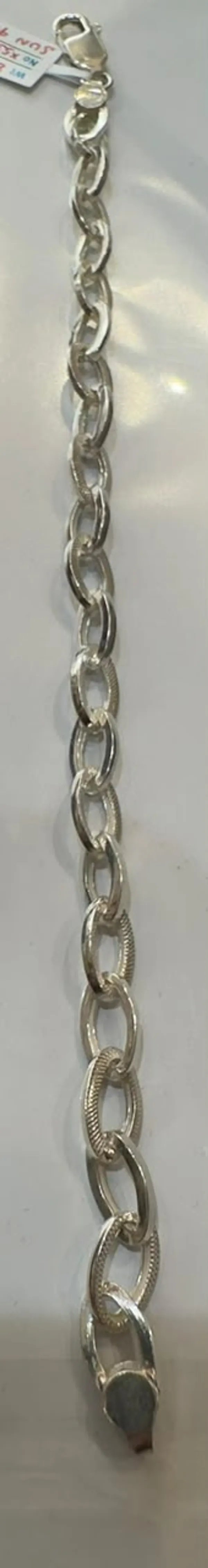 Silver-Tone_Link_Chain_Bracelet_for_Unisex