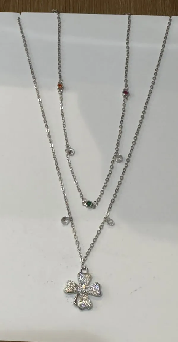Silver_Tone_Layered_Pendant_Necklace_for_Women